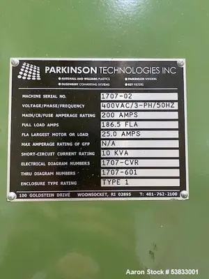 Used PARKINSON 845 Slitters & Slitting Lines Illinois US | Aaron Equipment #84218