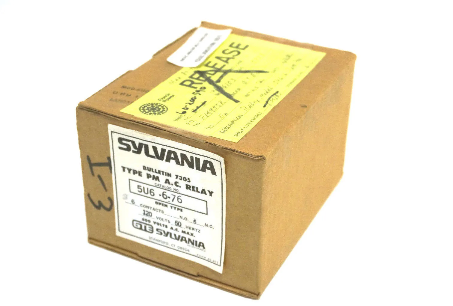 NEW SYLVANIA 5U6-6-76 PM RELAY 5U6676