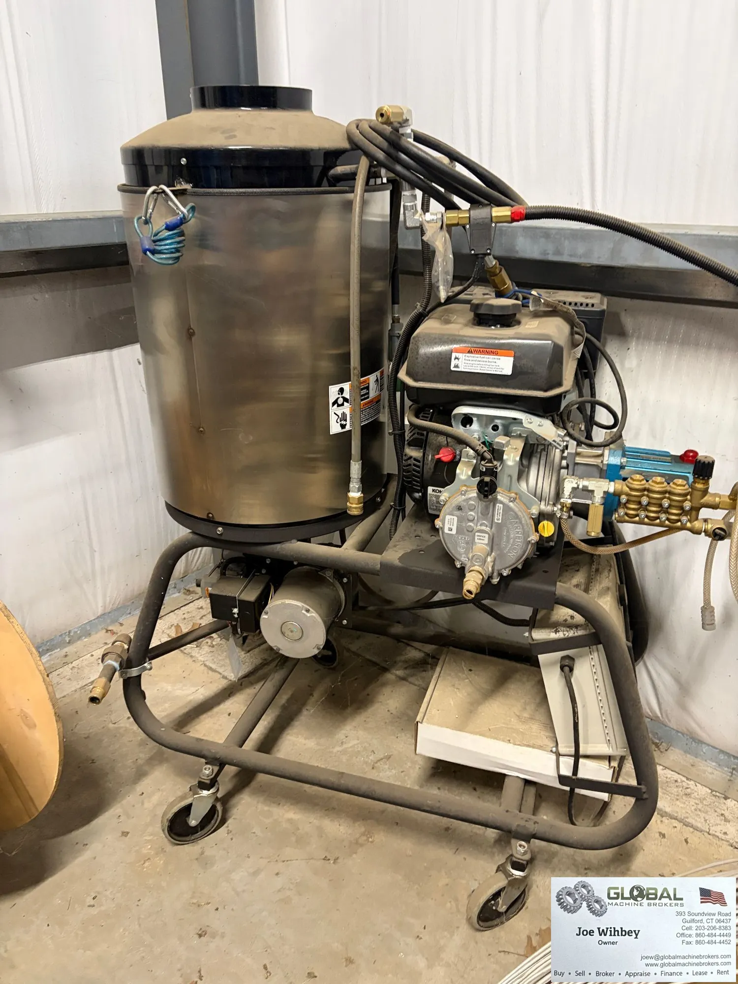 GI Industries HPW-3500 Natural Gas Hot Water Pressure Washer System 3500psi