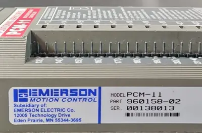 Emerson PCM-11 Programmable Motion Controller (BIN242)