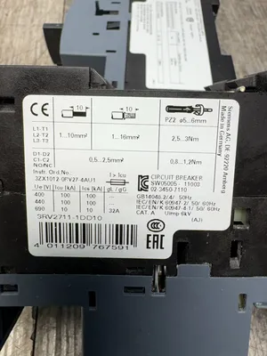 SIEMENS 3RV2711-1DD10 Electrical/PLC/Automation | ESS Industrial Equipment Sales (6)