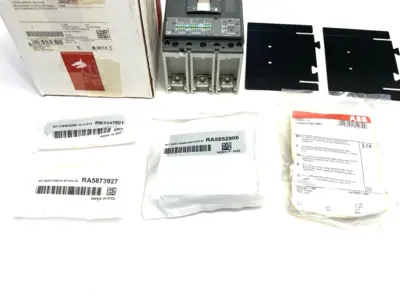 USED ABB SACE TMAX CIRCUIT BREAKER XT4N 250 EKIPLS/I IN=250A3PFFUL/CSA