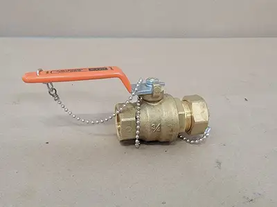 3/4" 600 WOG Ball Valve Brass (Box of 8)