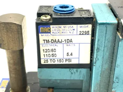 82A-CC-CAA-TM-DAAP-1DA-9 | MAC Valve  Solenoid Valve Assembly TM-DAAJ-1DA - Used