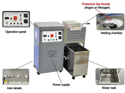 Grain Making Machine - Gold & Silver - 10Kg Capacity