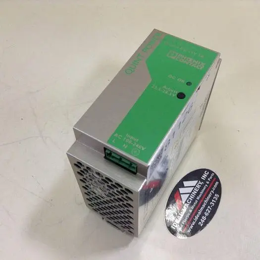 Used PHOENIX CONTACT QUINT-PS-100-240AC/24DC/5 Power Supplies Michigan US | Ideal Machinery #694313