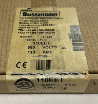 Used COOPER BUSSMANN 110EET Miscellaneous Equipment (Electrical & Power) | Surplus Asset Holdings #1188427