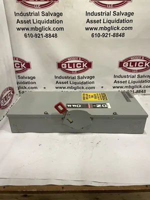 GE TH3364 200A 3 Pole Fusible Safety Disconnect Switch 600VAC 250VDC