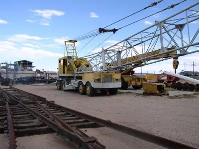 80 Ton P & H Model 775A-TC Truck Crane; 125 ft Lattice Boom (tube type); Twin Diesels; 4 Axle, $8,000