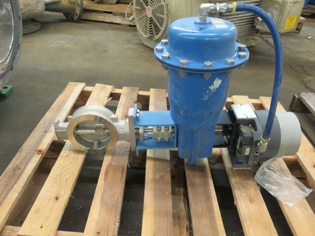 Jamesbury 4"-150  Butterfly Valve with Pneumatic Actuator and ND9206 Controller , Unused