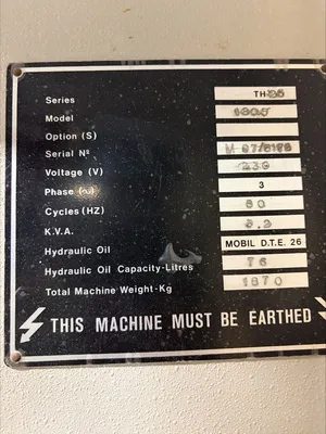 2007 SAMCO TH-25 1805 Presses | Global Machine Brokers, LLC (5)