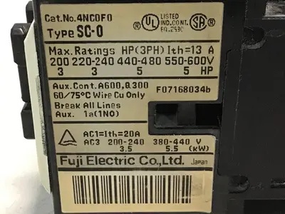 USED FUJI ELECTRIC SC-0 4NC0F0