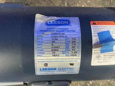 Used LEESON C4D17FK1L Motors (misc) Ohio US | HGR 24 #1506995