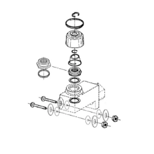 Honeywell 1PA2 Limit Switch, Pushbutton, Non-Illuminated Switch Kit For E6 & V6 [New]