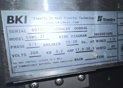 1-0567 BKI SSWC-3T 3’ Countertop Warmer