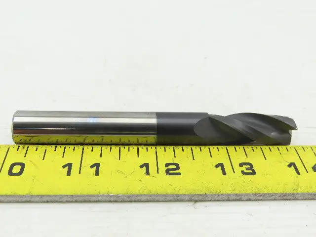 15/32" 3 Flute Spiral Carbide End Mill 1/2" Shank