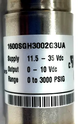 NEW GEMS 1600SGH3002G3UA PRESSURE TRANSDUCER