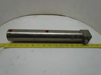 Savair T1-G-584-20R-0 Pneumatic Air Cylinder Trunnion Mount 1/4" NPT Ports Steel