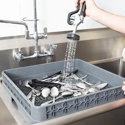 Dishwasher Full-Size Combination / Flatware Rack with Closed Sides