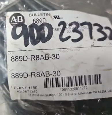Allen Bradley 889D-R8AB-30 PVC Cable Black (BIN455)