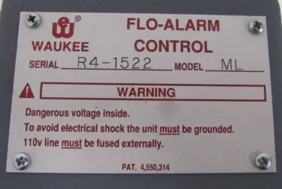 NEW WAUKEE ML FLO-ALARM CONTROL