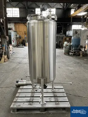 USED Walker 400 Liter Walker Agitated Receiver, 316L S/S, 14.9#