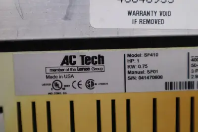 AC Tech SCF Series AC Drive SF410 1HP 3Ph STOCK GF132