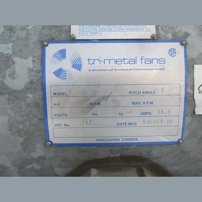 USED TRI-METAL FANS 192
