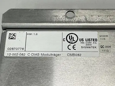 USED SIGMATEK 12-002-082