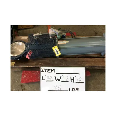 Unused 10" Fabri Knife Gate Valve with Spring Return