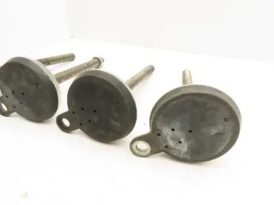 Rubber Bottom Machine Leveling Feet 3/4" Thread 7-1/2" Adjustable Set of 4