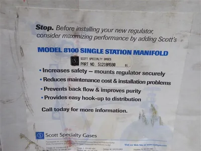 USED SCOTT SPECIALTY GASES 8100