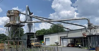 CYCLONE-BAGHOUSE DUST-COLLECTION SYSTEM