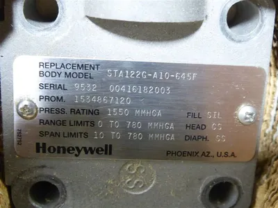 Honeywell STA122G-A10-645F Pressure Transmitter Sensing Head New NIB