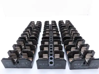 Bussmann J60030 11218 Fuse Block Panel Mount Class J 3 Pole 30A 600V Lot of 9
