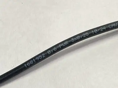 SAC-3P-M 8MS/0,6-PUR/M 8FR, 1681952 | Phoenix Contact SAC-3P-M 8MS/0,6-PUR/M 8FR Sensor Actuator Cable 0.6m 1681952 - New Other