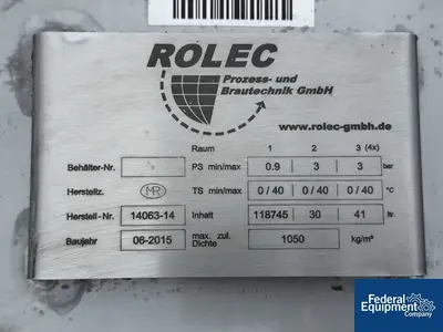USED M Roth GmbH & Co 31,372 Gal M Roth GmbH Storage Tank, 304 S/S