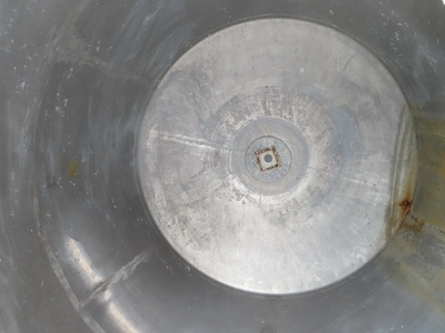 3,000 gallon Stainless Steel Mix Tank with Dish Bottom
