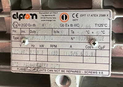 Comi-Condor SCA-700 ATEX perforate basket centrifuge, 316L SS.