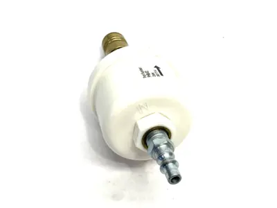 USED EMERSON, NUMATICS DISPOSABLE INLINE FILTER COMPONENT 3.0 MICRON 1/4" NPT