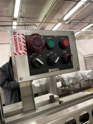 ADCO 15D-105 Stainless Hand Load cartoner , 12" centers
