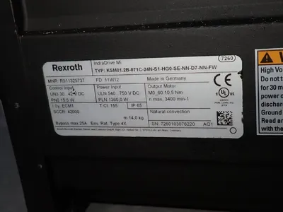 USED REXROTH KSM01.2B071C24NS1HG0SENND7NNFW