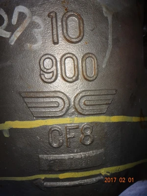 Takamisawa 10", Class 900, CF8, Gate Valve