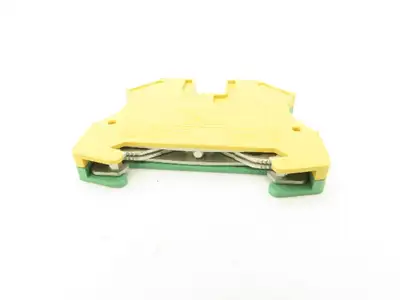 Allen Bradley 1492JG6 6mm² Grounding Terminal Block Green/Yellow Lot of 34