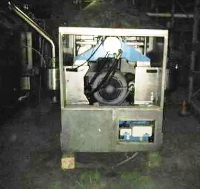 Heinkel HF 800 Inverting Filter centrifuge, Hastelloy C22.