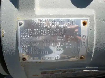 USED DURCO 2K6X4-130/122ARV
