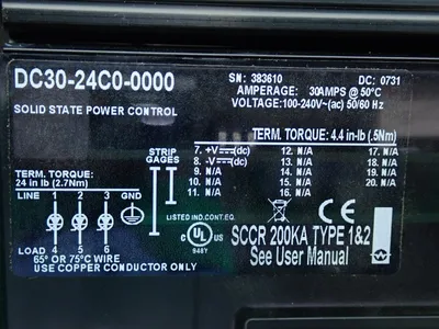Used WATLOW DC3024C00000 Relays & Switches Ohio US | HGR 24 #1149578