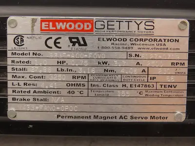 New | in-Stock ELWOOD _UNKNOWN_ Servo Motors Indiana US | Arrow Industrial #1365316