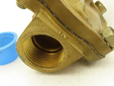 Asco JKF8210G3 Brass Solenoid Valve  3/4" N/C 5-250 AIR 5-150 w Jun Box