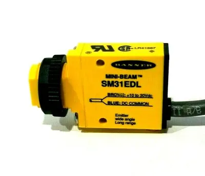 NEW BANNER ENGINEERING SM31EDL MINI-BEAM 26888